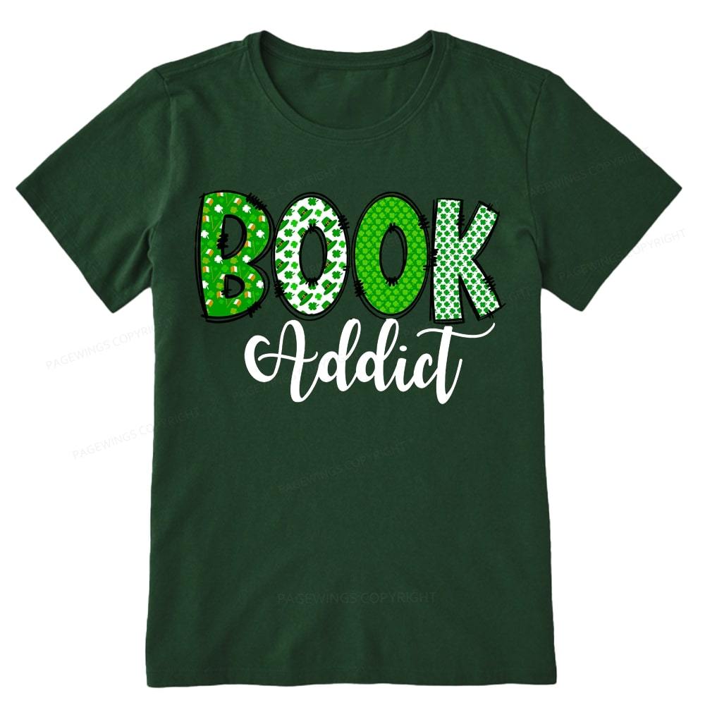Pagewingsread t Patrick's Day Gift for bookworm,Book Lovers Unisex Classic T-shirt