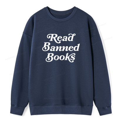 Pagewings Read Banned Books Unisex Classic Sweatshirt