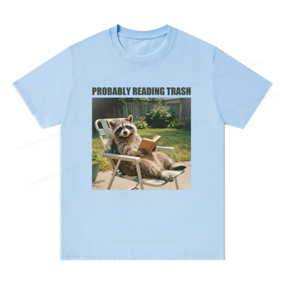 Pagewings Probably Reading Trash Unisex Classic T-shirt