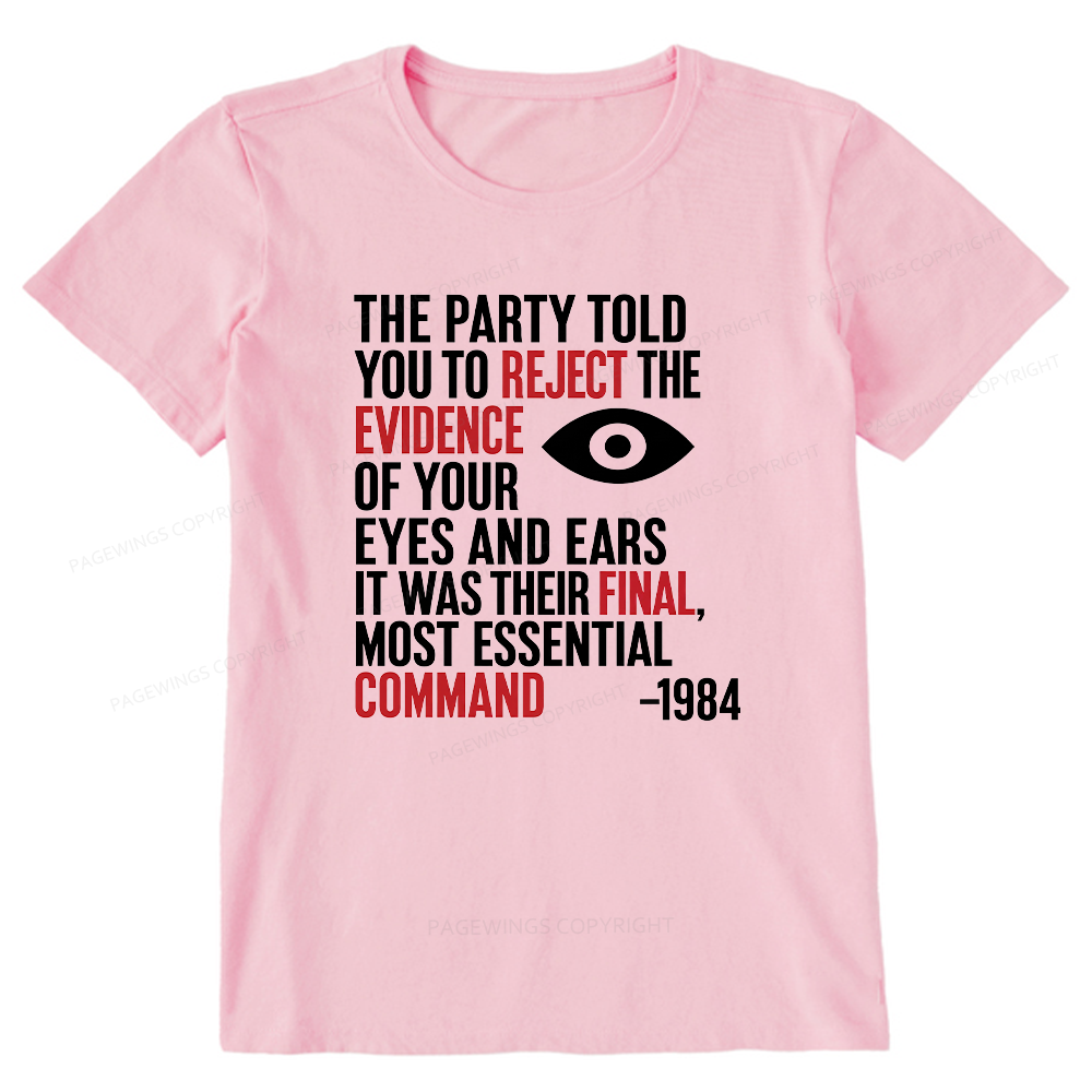 Pagewings Dystopia Quote Unisex Classic T-shirt