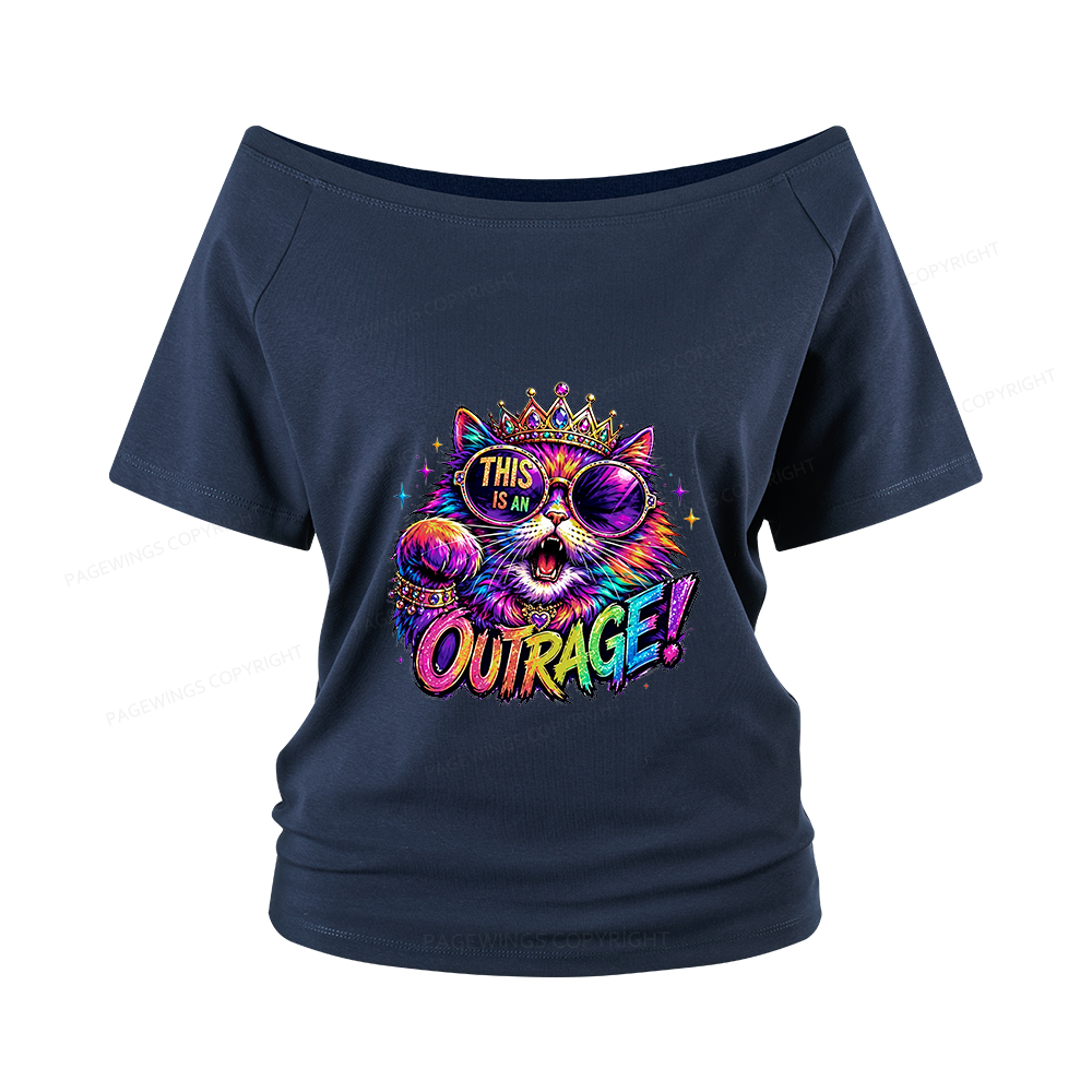 Pagewings Sci-Fi Book Lover Women Off Shoulder T-shirts