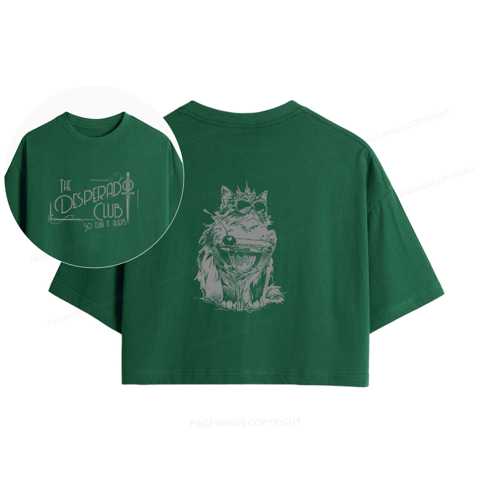 Pagewings The Desperado Club Women Crop Tops