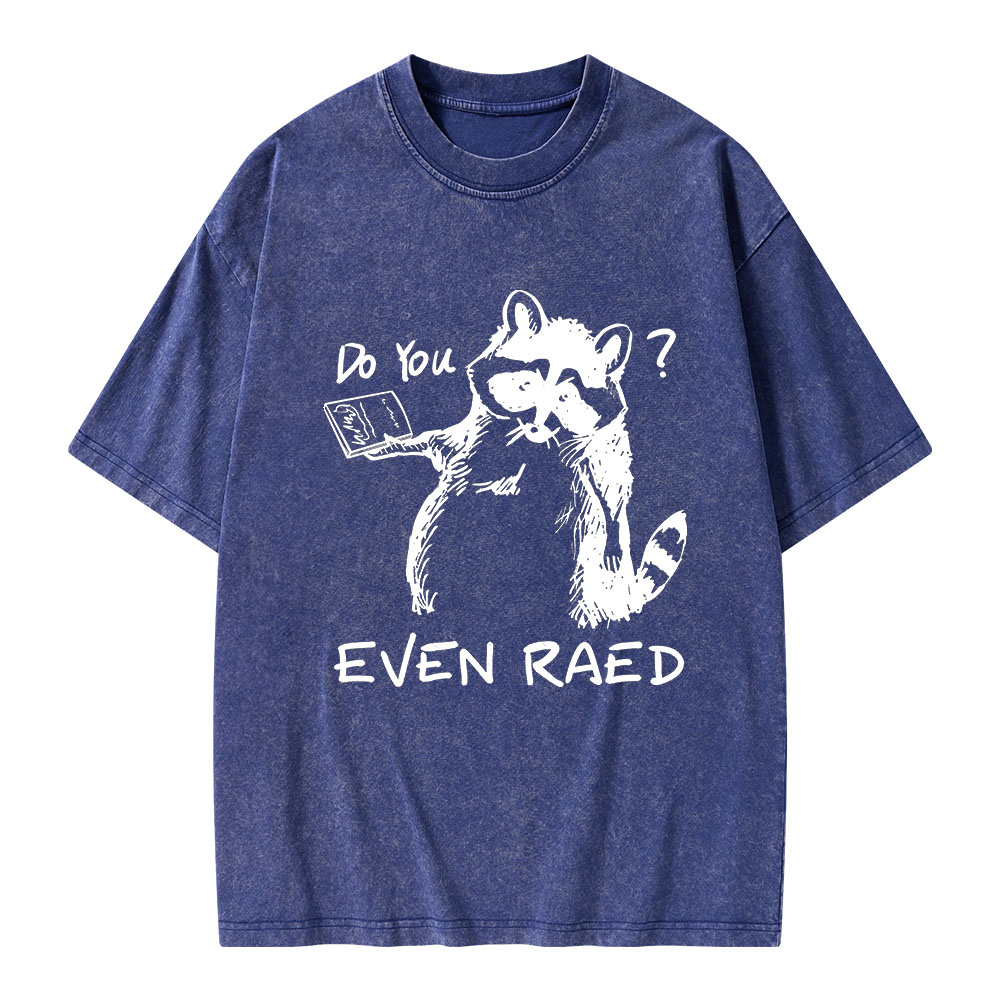 Pagewings Do You Even Read Unisex Washed T-shirt