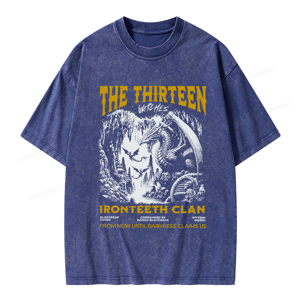 Pagewings The Thirteen Unisex Washed T-shirt