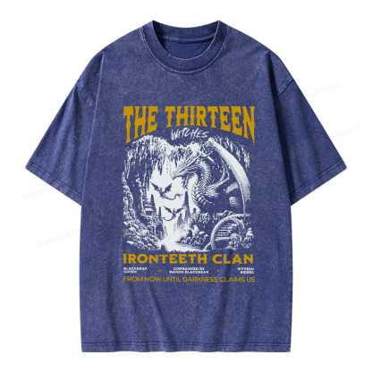 Pagewings The Thirteen Unisex Washed T-shirt