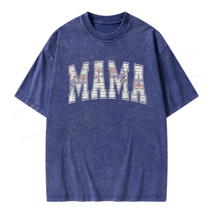 Pagewings A Reading Log About MAMA Unisex Washed T-shirt