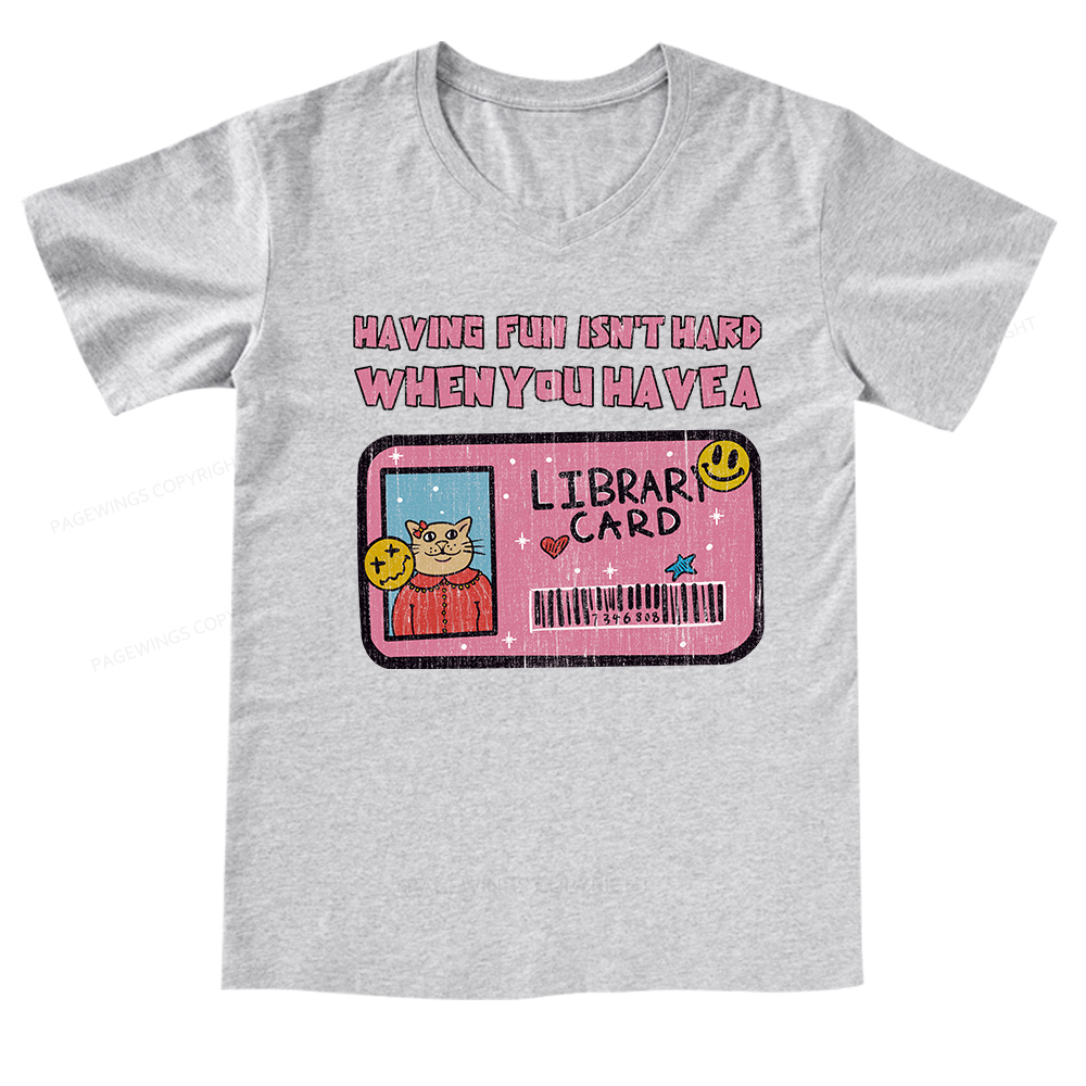 Pagewings Do You Even Read V-neck T-shirt