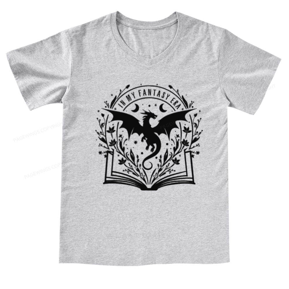 Pagewings Fantasy Era Unisex Tee V-neck T-shirt
