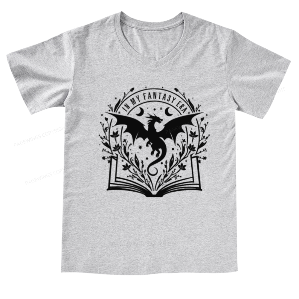 Pagewings Fantasy Era Unisex Tee V-neck T-shirt