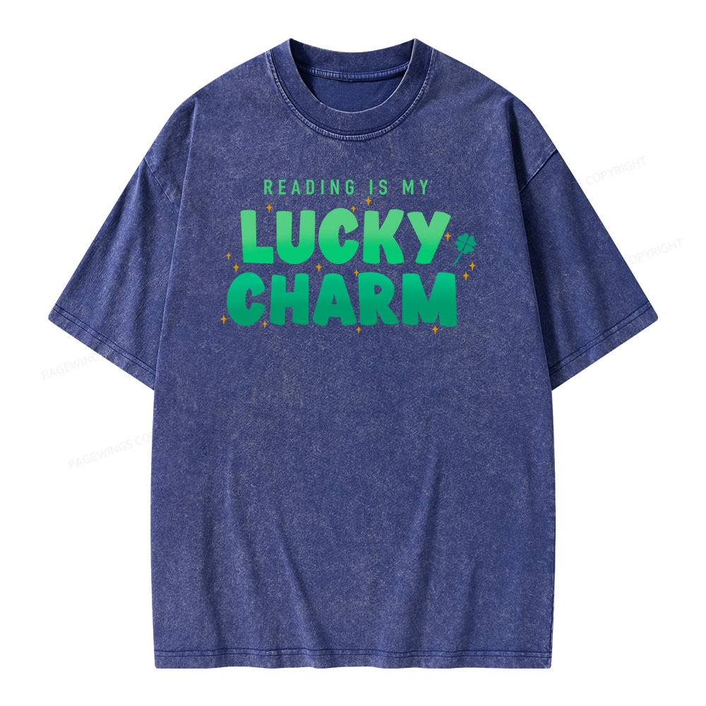 Pagewings Lucky Charm Shirt Unisex Washed T-shirt