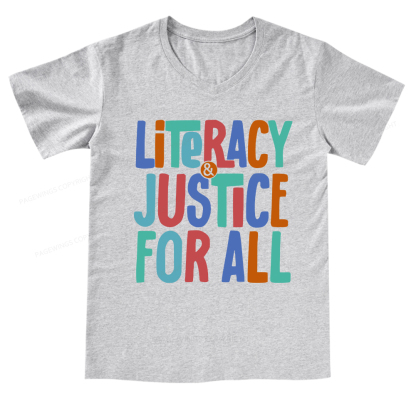 Pagewings Reading Shirt, Book Club Shirt V-neck T-shirt