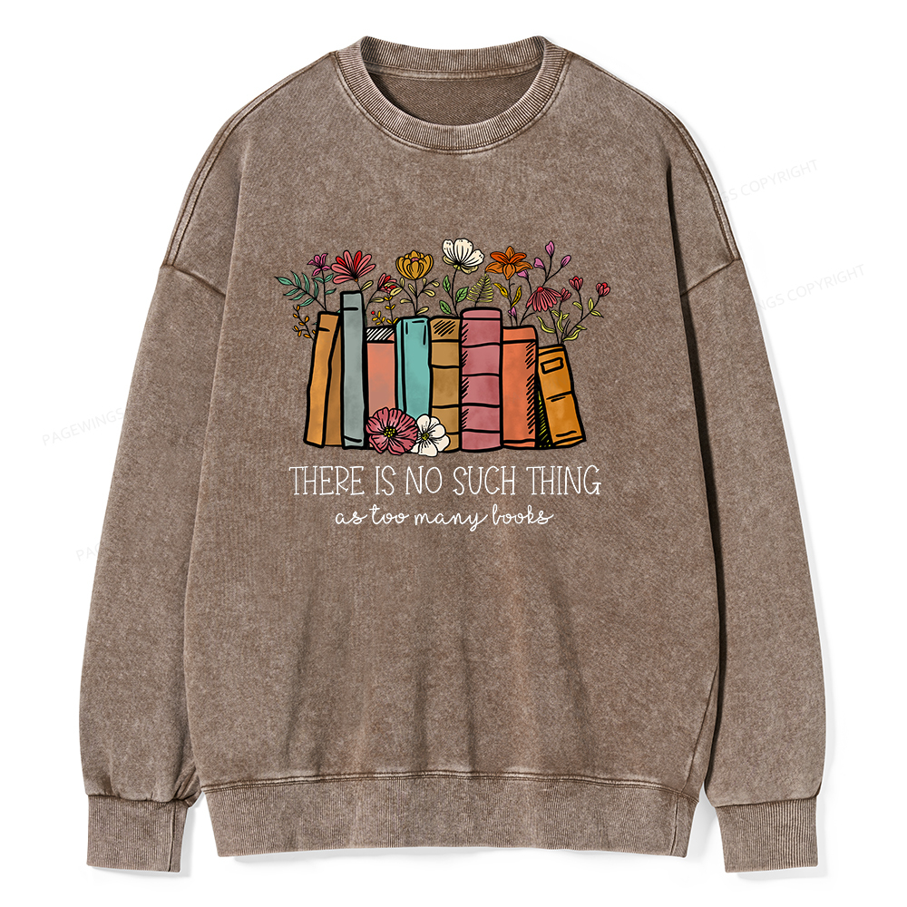 Pagewings Such A Thing Unisex Washed Sweatshirt