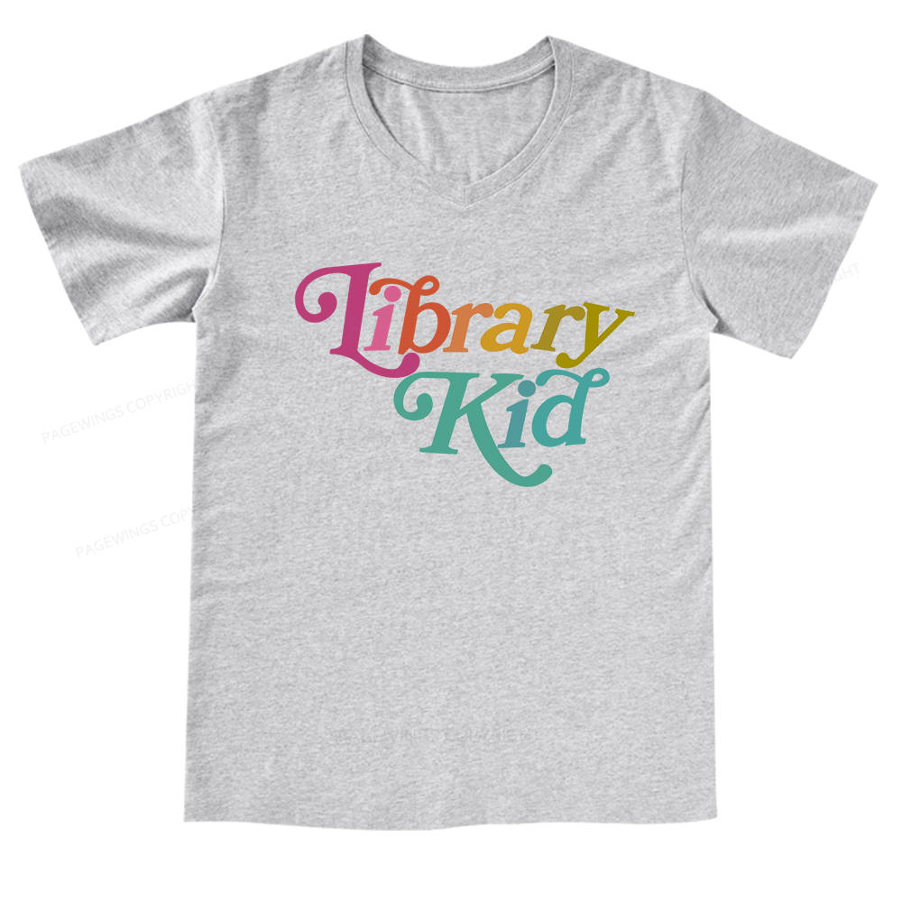 Pagewings Library Shirt Librarian Shirt V-neck T-shirt