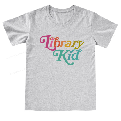 Pagewings Library Shirt Librarian Shirt V-neck T-shirt