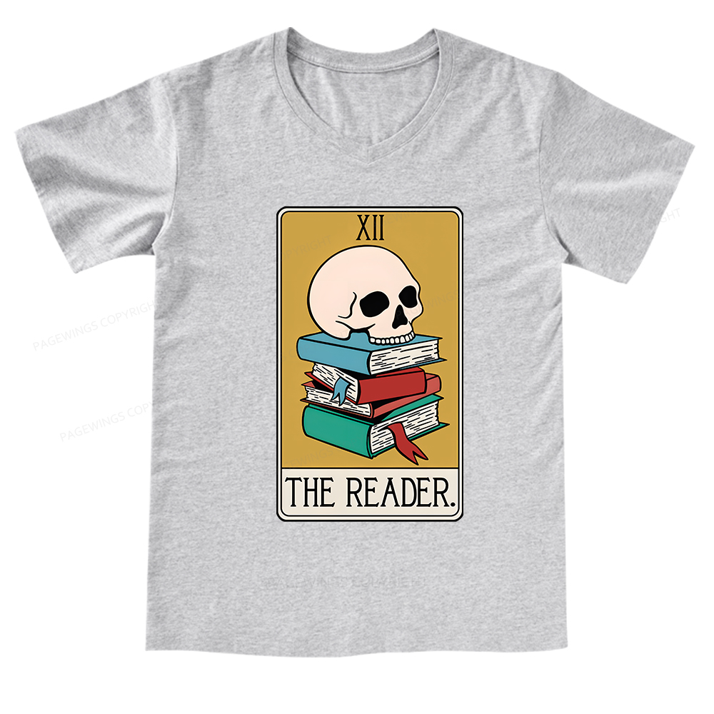 Pagewings Funny Tarot Shirt Tarot Card  V-neck T-shirt