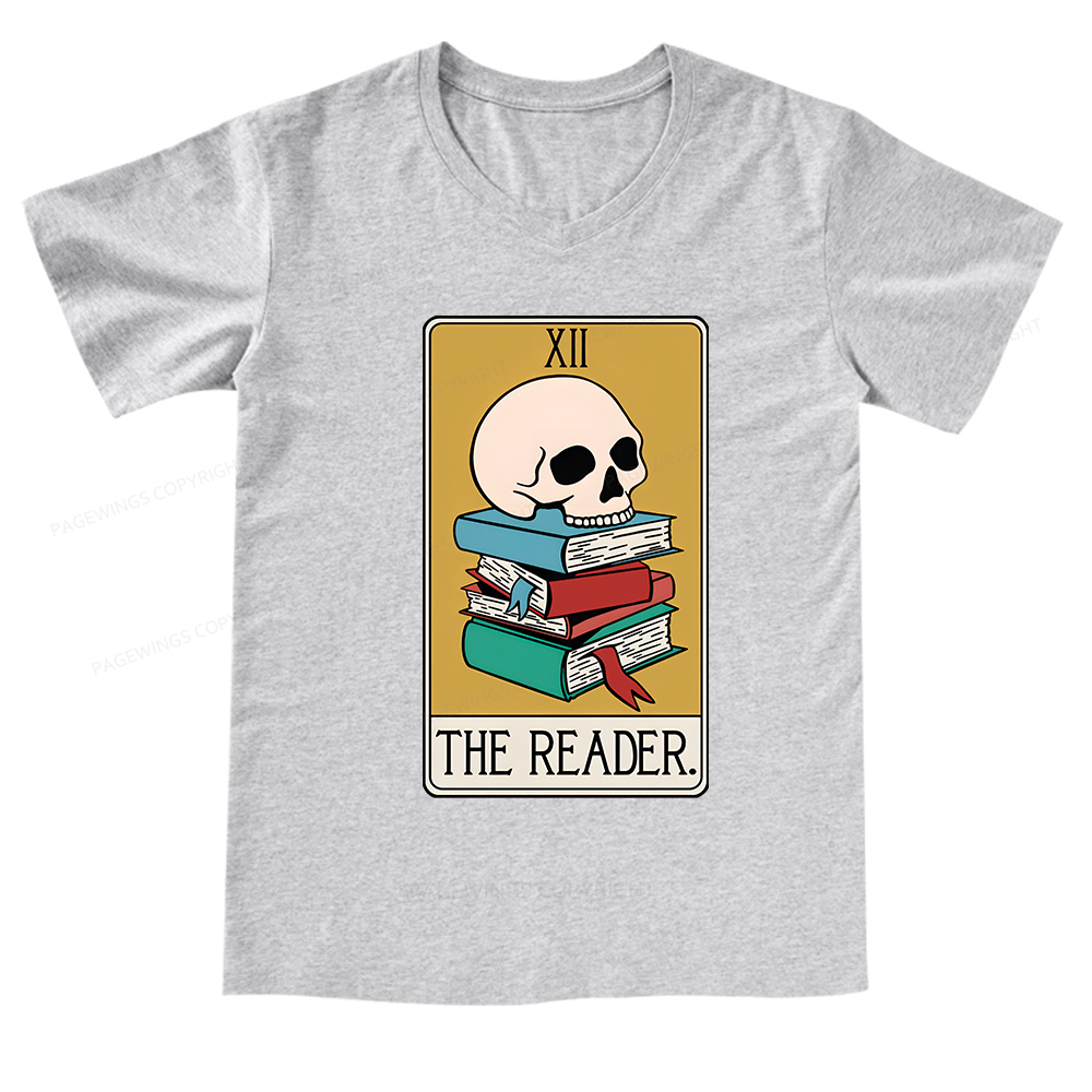 Pagewings Funny Tarot Shirt Tarot Card  V-neck T-shirt
