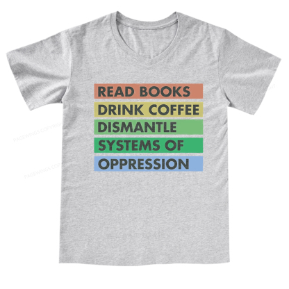 Pagewings Read Books T-Shirt V-neck T-shirt