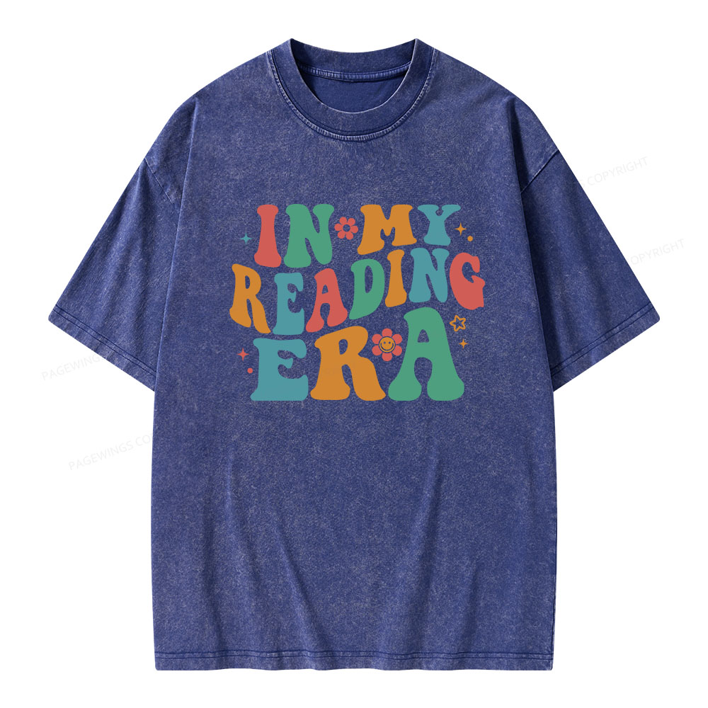 Pagewings In My Reading Era Unisex Washed T-shirt