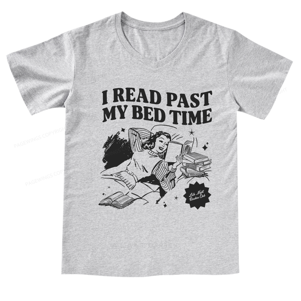 Pagewings Book Club Sweatshirt V-neck T-shirt