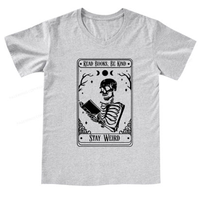 Pagewings Read Book Be Kind V-neck T-shirt