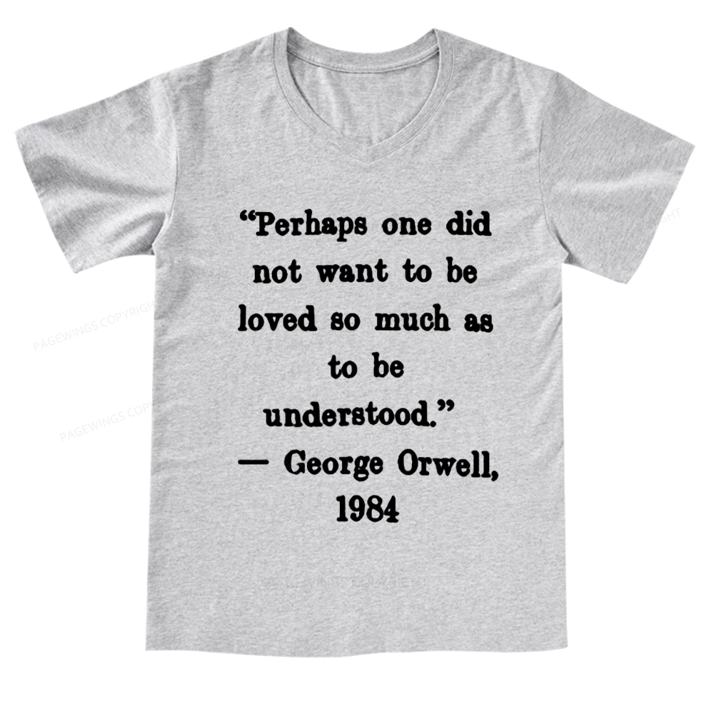 Pagewings Seek Understanding Not Just Love V-neck T-shirt