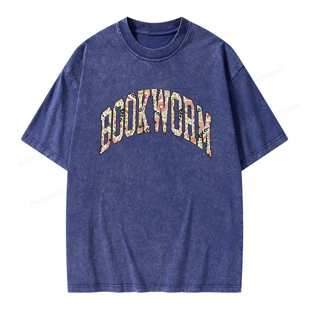 Pagewings Bookworm Unisex Washed T-shirt