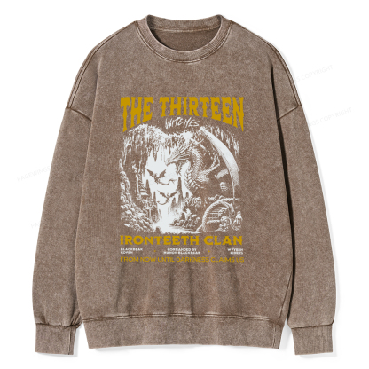Pagewings The Thirteen Unisex Washed Sweatshirt