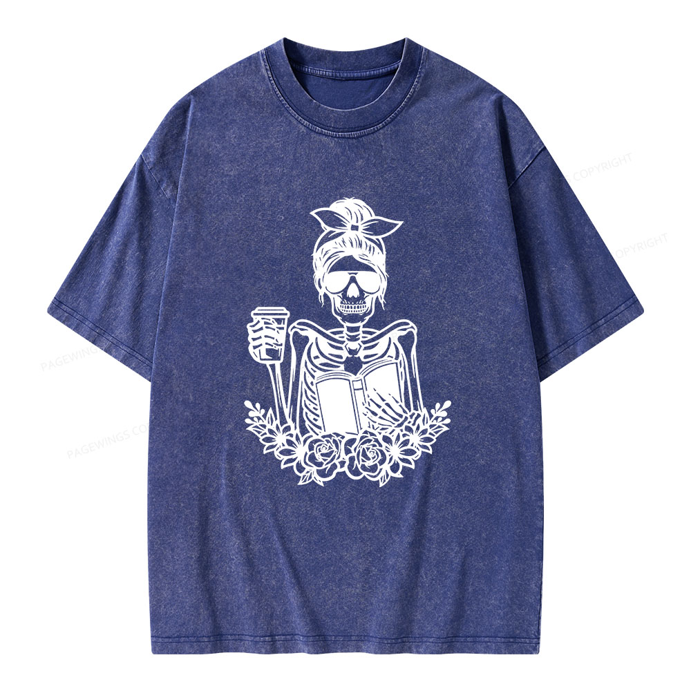 Pagewings Book Lover Unisex Washed T-shirt