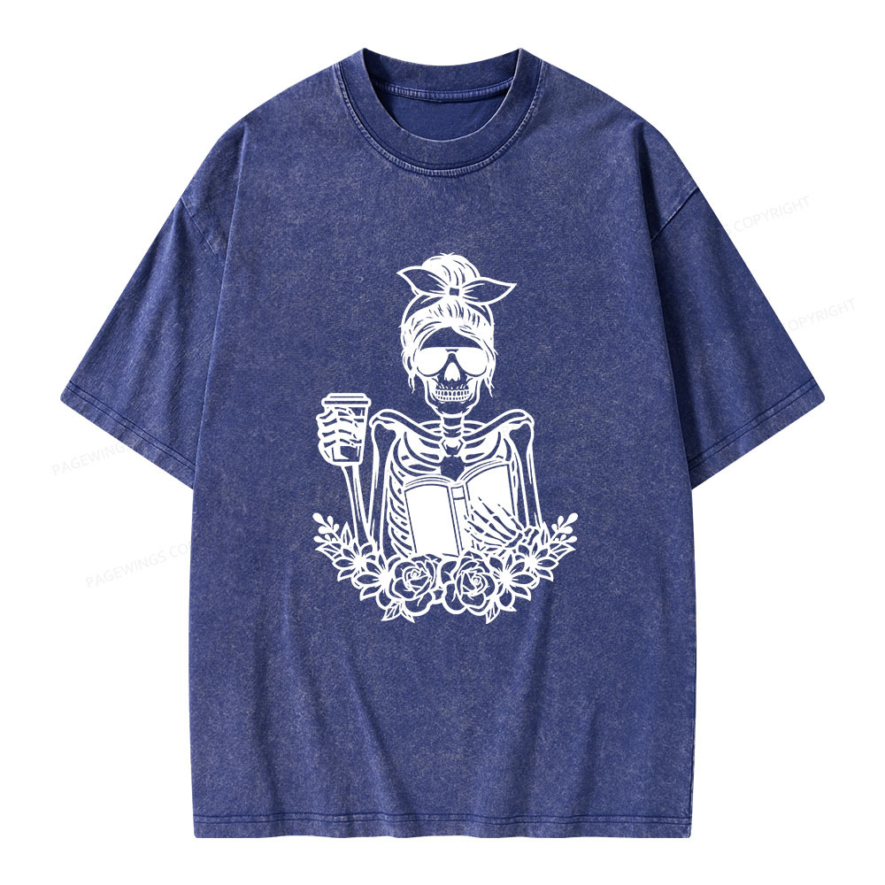 Pagewings Book Lover Unisex Washed T-shirt