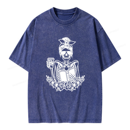 Pagewings Book Lover Unisex Washed T-shirt