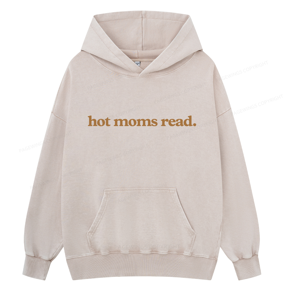 Pagewing Get Your Library Card Unisex Washed Hoodie