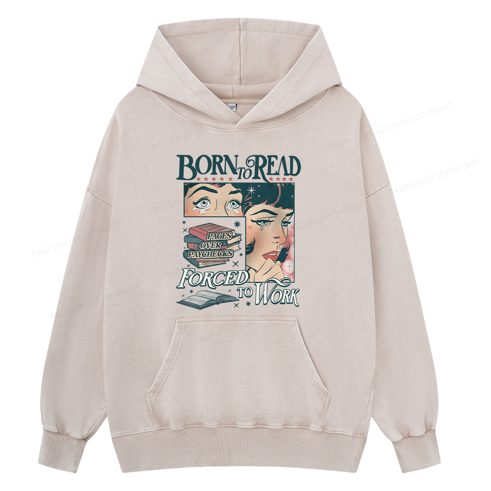Pagewing Funny Liberal Shirt Unisex Washed Hoodie