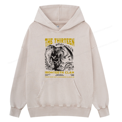 Pagewing Reading Rainbow Unisex Washed Hoodie