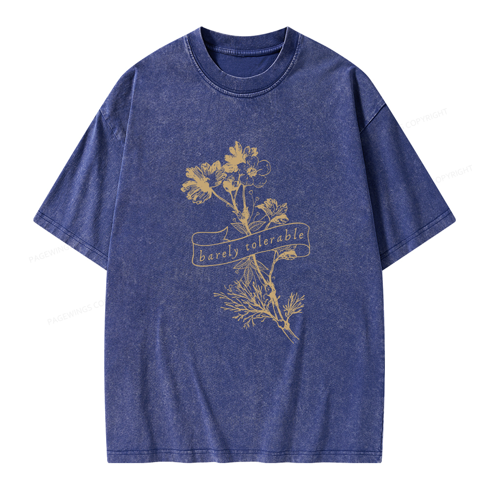 Pagewings Pride And Prejudice Jane Austen Unisex Washed T-shirt