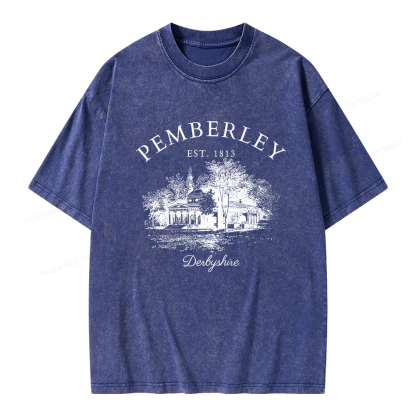 Pagewings Pride and Prejudice Unisex Washed T-shirt