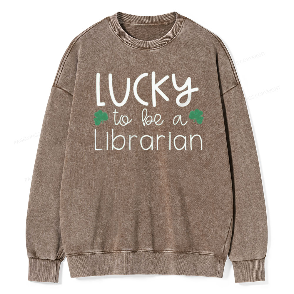 Pagewings Bookish Tshirt | Gift for Book Lover Unisex Washed Sweatshirt
