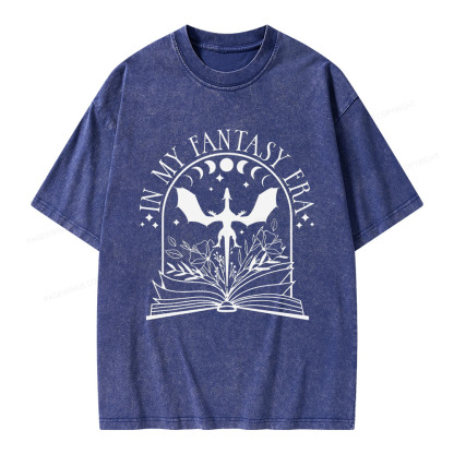 Pagewings In My Fantasy Era Unisex Washed T-shirt
