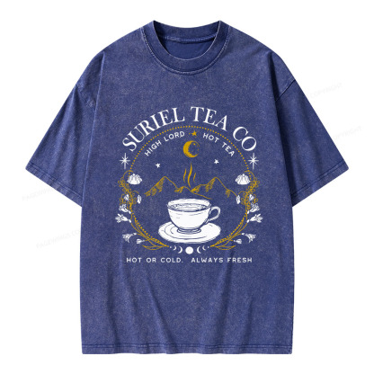 Pagewings Suriel Tea Co Unisex Washed T-shirt