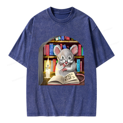 Pagewings Cats For Dummies Unisex Washed T-shirt