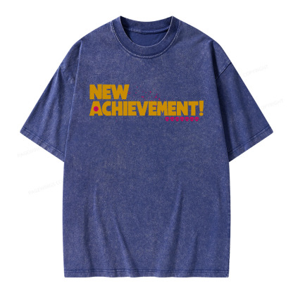 Pagewings New Achievement Unisex Washed T-shirt