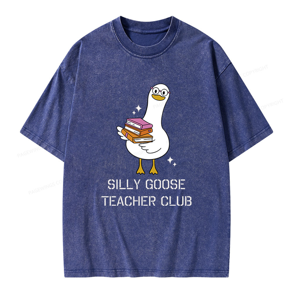 Pagewings Silly Goose Unisex Washed T-shirt