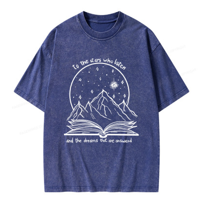 Pagewings The Dreams That Are Answered Unisex Washed T-shirt