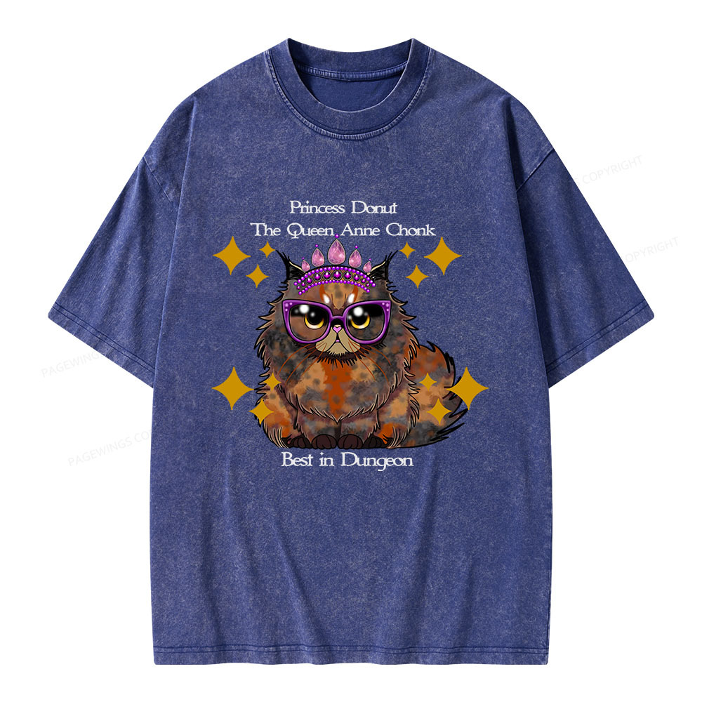 Pagewings Princess Donut Unisex Washed T-shirt