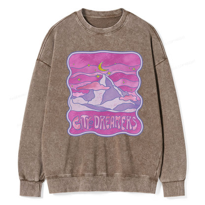 Pagewing City Of Dreamers Unisex Washed Sweatshirt