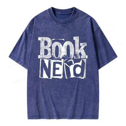 Pagewings Booknerd Unisex Washed T-shirt