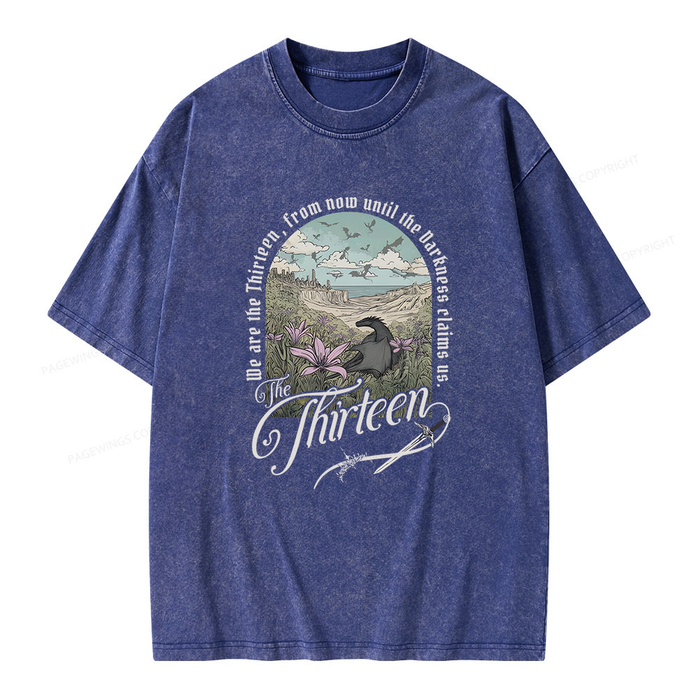 Pagewings The Thirteen Unisex Washed T-shirt