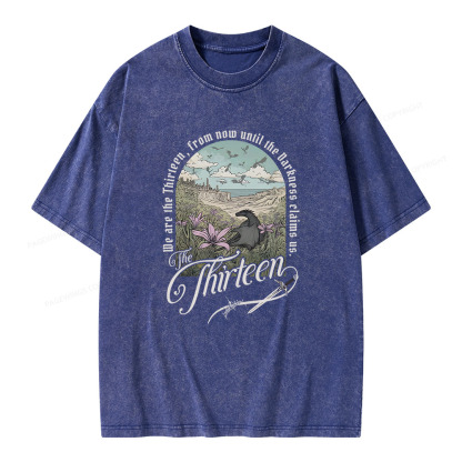 Pagewings The Thirteen Unisex Washed T-shirt