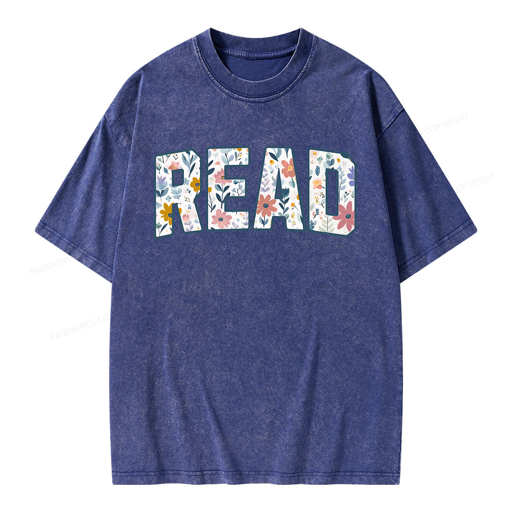 Pagewings Read Unisex Washed T-shirt