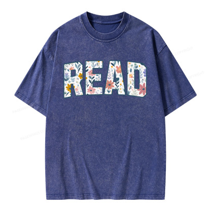 Pagewings Read Unisex Washed T-shirt