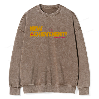 Pagewings New Achievement Unisex Washed Sweatshirt